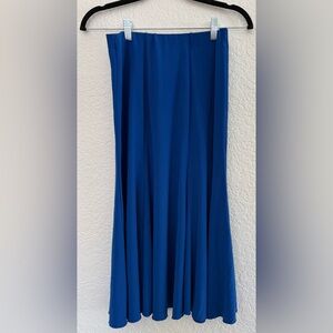 Valentina Bright Blue Swing Skirt OSFA